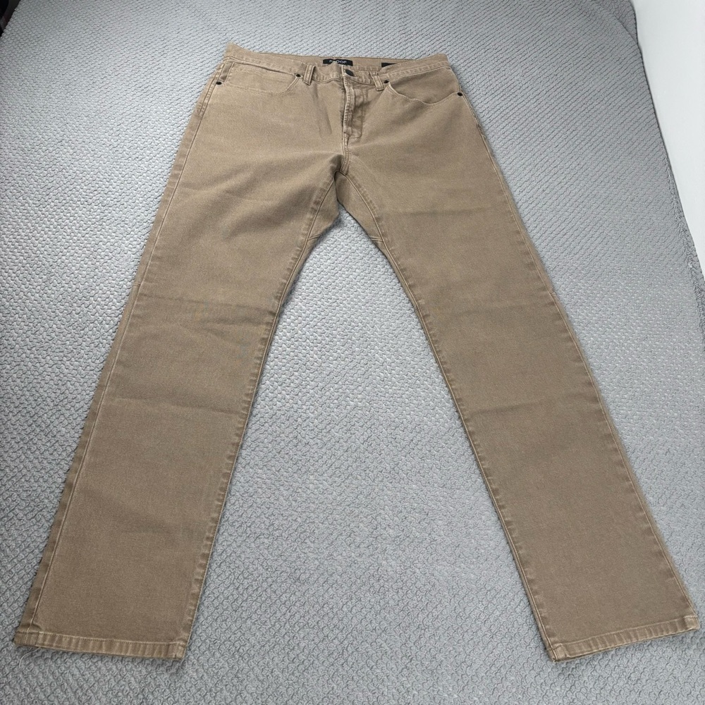 NEW Proof Huckberry Rover Stretch Canvas Slim Fit Pants 32x32 Beige Brown